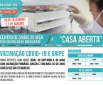CENTRO DE SAÚDE DE NISA COM VACINAÇÃO NA MODALIDADE “CASA ABERTA”