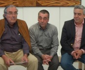 O Diretor do Museu, o João Charneca e o Vice-Presidente