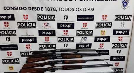 PSP:  Procedeu à apreensão de 5 armas de fogo
