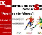 PONTE DE SOR: IX ENCONTRO DE FUTSAL