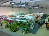 Um dos pavilhões do Recinto da Feira