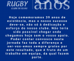RUGBY CLUBE DE ELVAS Comemora HOJE 39 ANOS