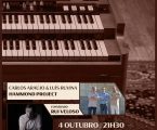 O Cine-Teatro Municipal de Elvas vai ser palco de um concerto único de Carlos Araújo & Luís Ruvina – Hammond Project com o convidado Rui Veloso