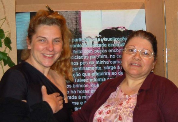 Suzana Alves à esq. com a Vereadora Vitória Branco