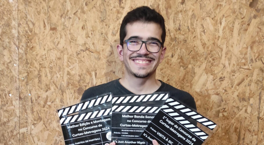 André Gonçalo - 1º Lugar do Concurso de Curtas - Metragens 2024 - Merlhor Edição - Melhor Banda Sonora -