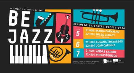 Beja: Festival BeJazz – 5, 6 e 7 de setembro