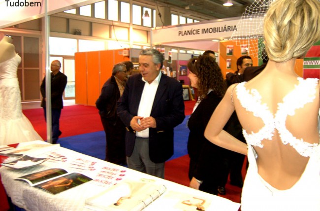 Visita do Presidente do Município Nuno Mocinha a um dos Stands da Feira
